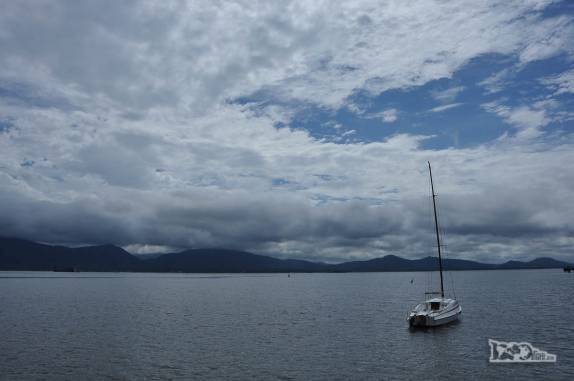 Baía da Babitonga, em frente a São Francisco do Sul, litoral norte de Santa Catarina